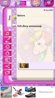 Unicorn Diary captura 4