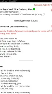 Catholic Calendar from Universalis captura 13