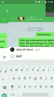Alloy -free messaging app captura 6