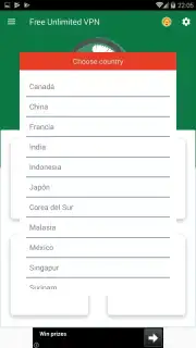 Free Unlimited VPN captura 3