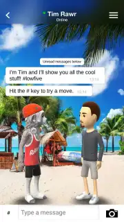Rawr Messenger captura 6