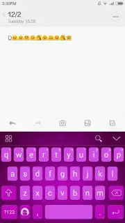 Lavender iKeyboard Theme captura 3