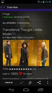 SeriesGuide Show Manager captura 2