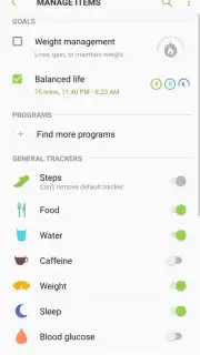 Samsung Health (Android Wear) captura 8