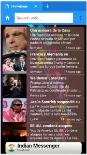 Goo Internet Browser captura 1