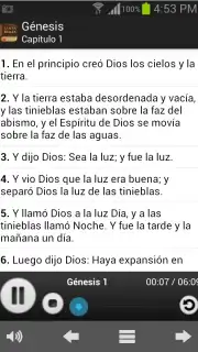 Santa Biblia Reina Valera captura 1
