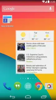 Google News and Weather captura 5