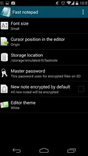 Fast Notepad captura 1