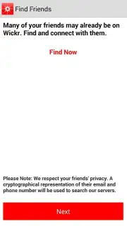 Wickr Me captura 3