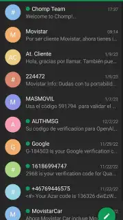 Chomp SMS captura 4