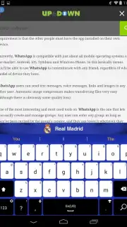 Real Madrid Official Keyboard captura 1