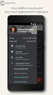 Silent Phone captura 5