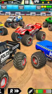 Police Monster Truck Car Games captura 1