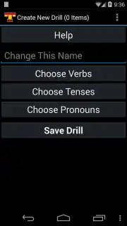 Spanish Verb Trainer captura 1