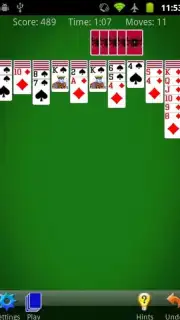 Spider Solitaire captura 4