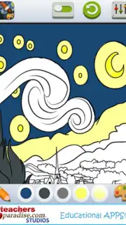 Vincent van Gogh Coloring Book captura 13