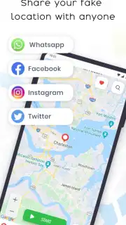 Fake GPS Location Changer App captura 1