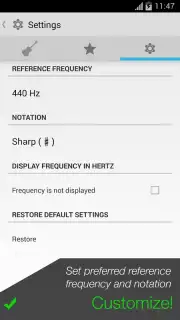 Pro Guitar Tuner captura 7