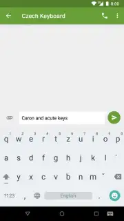 Czech Diacritic Keyboard captura 2