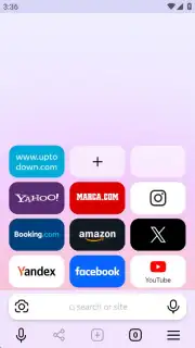 Yandex Browser captura 1