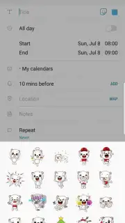 Samsung Calendar captura 2