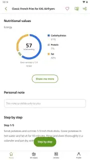 Kitchen+ Airfryer recipes captura 11