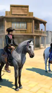 West Cowboy Games Horse Riding captura 5