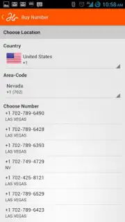 Hushed - Anonymous Calls, SMS captura 2
