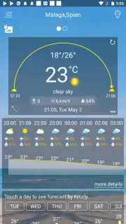 Weather Forecast captura 2