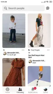 Pinterest Lite captura 4