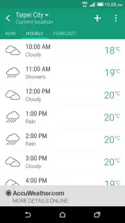 HTC Weather captura 2