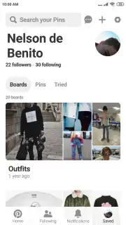 Pinterest Lite captura 3
