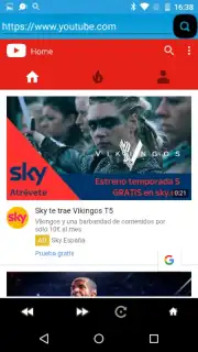 Chetah Browser captura 2