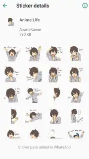 Otaku Nadu Sticker Pack captura 2