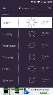Sasha Weather FREE captura 4