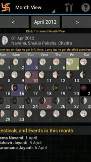 Hindu Calendar captura 12