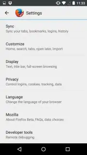 Firefox Beta captura 5