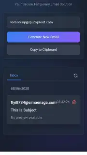 TempMail PRO captura 1