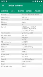 Device Info HW captura 5