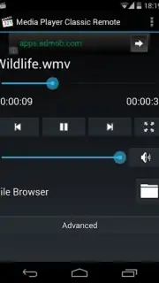 Media Player Classic Remote captura 1