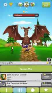 Taps and Dragons - Idle Heroes captura 4