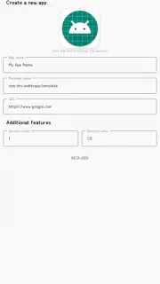 WebToApp captura 1
