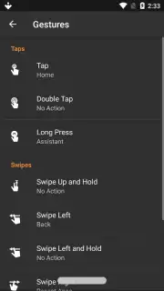 Navigation Gestures captura 2
