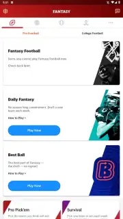 Yahoo Fantasy Sports captura 1