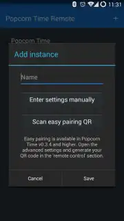 Popcorn Time Remote captura 3