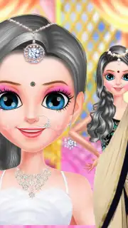 Indian Gopi Doll Makeover- Indian Bridal Fashion captura 1