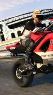 Highway Bike Riding Simulator captura 1
