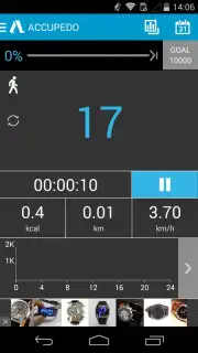 Accupedo Pedometer captura 5