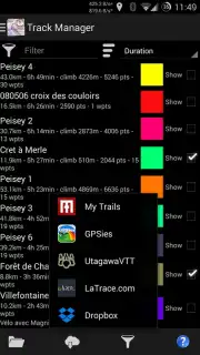 MyTrails captura 9