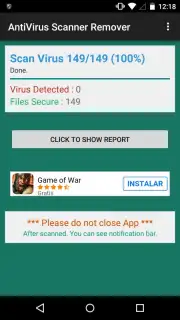 AntiVirus Scanner Remover captura 3